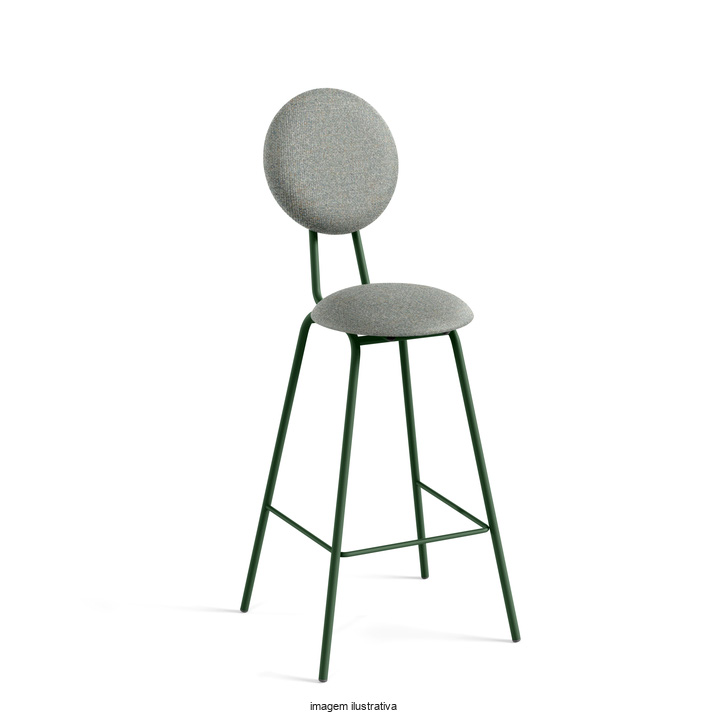 Taby – Banqueta com assento e encosto revestido