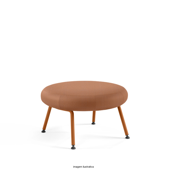 Cuscini Lounge – Puff Fixo Pés Metálicos
