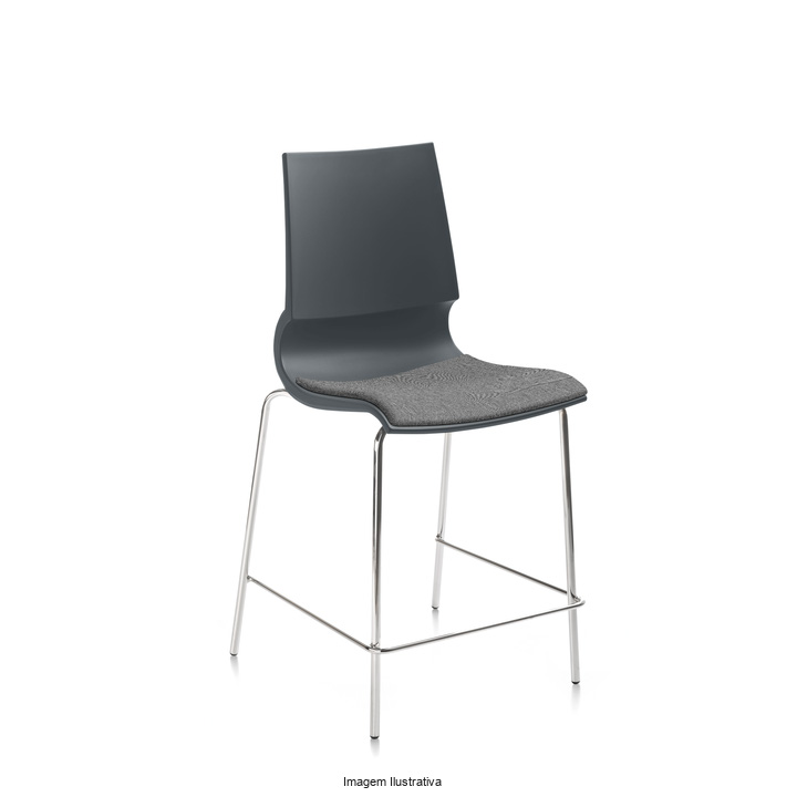 Ricciolina – Banqueta com assento revestido
