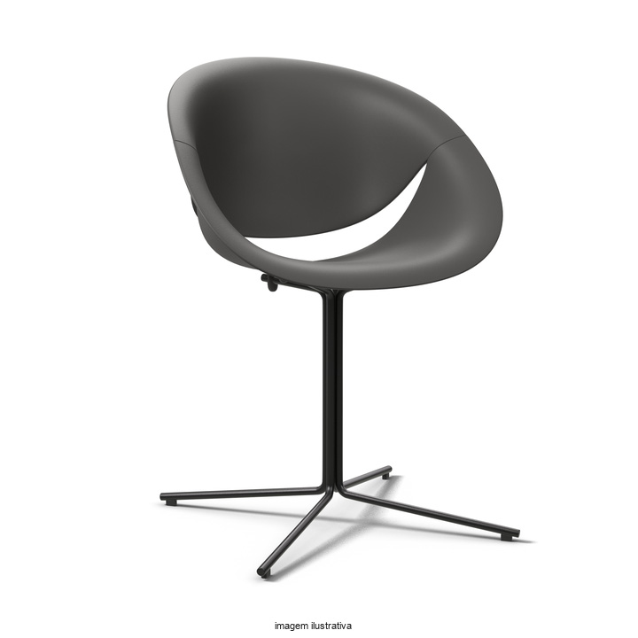 So Happy – Poltrona com base central fixa, polipropileno