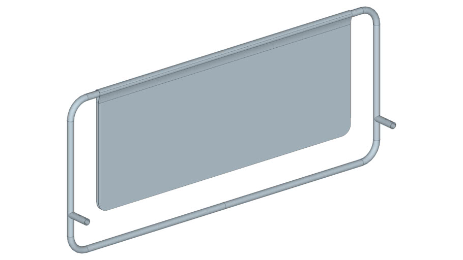 Painel Frontal C/ Requadro E Tecido Para Mesa Simples
