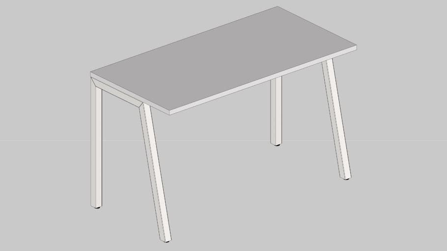 Mesa Simples Pé Inclinado