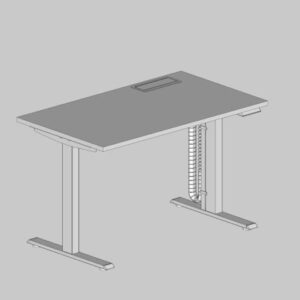 Mesa De Elevação Simples (Com Duto Lateral)