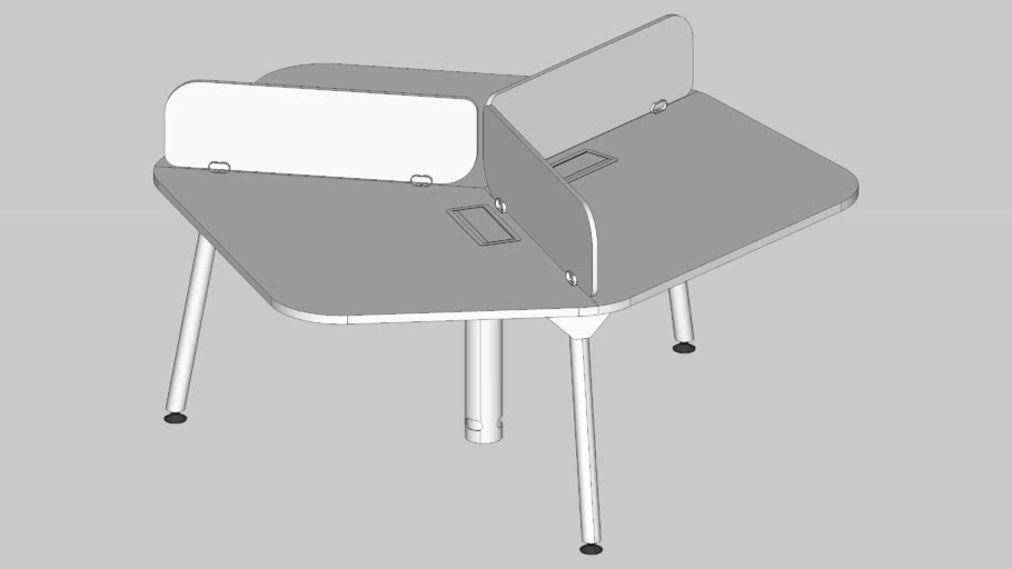 Mesa Trabalho Anatra 3 Posicoes