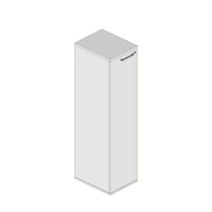 Arm. Alto 01 Pta C/ Puxador Metalico