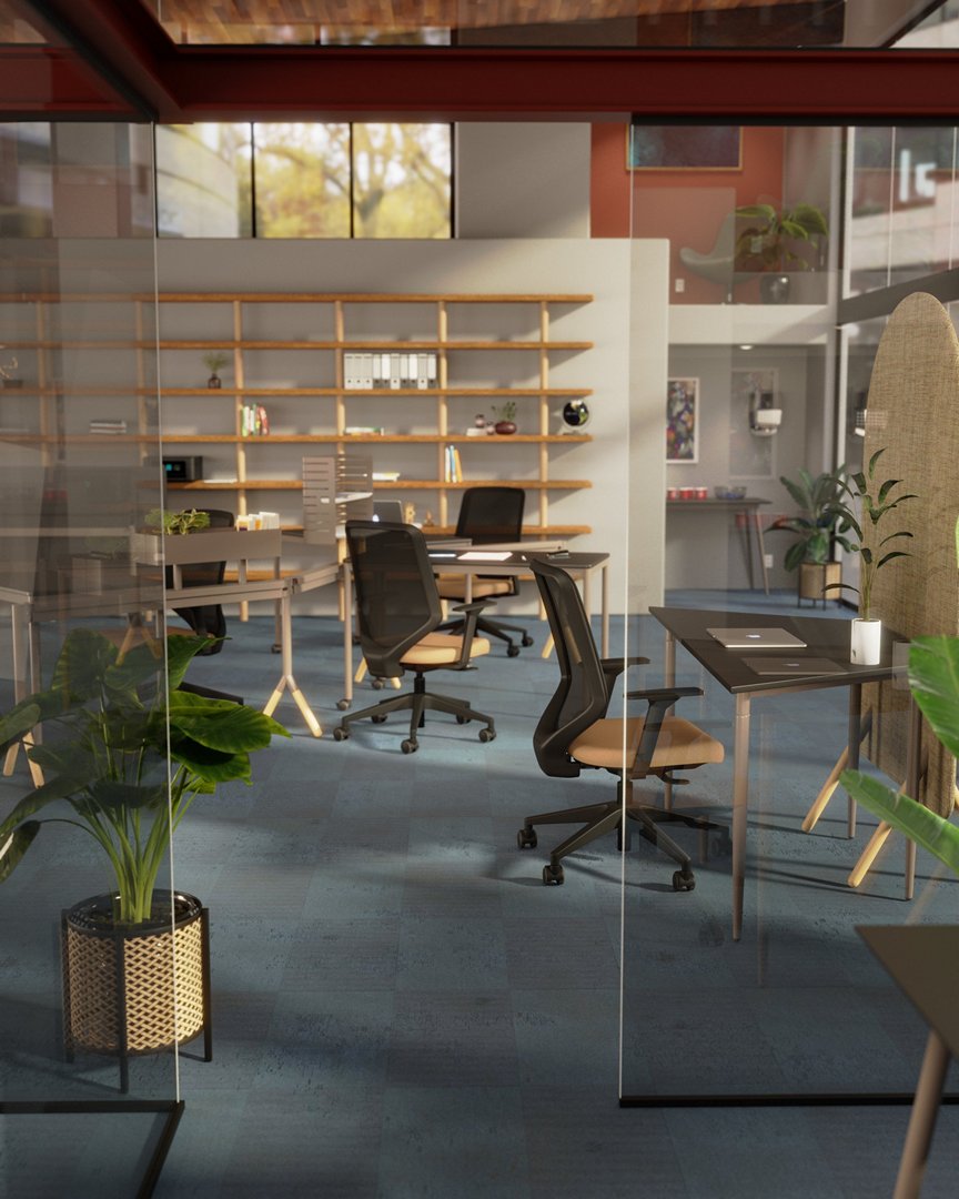 Float - Cadeira Giratória com quadro do encosto totalmente tapeçado - Imagem 57