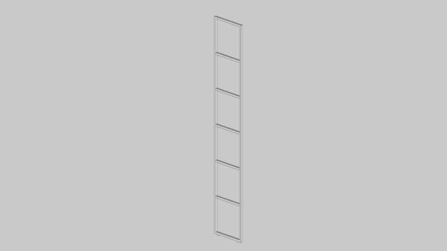 Coluna Estrutural Lateral Para 6 Vãos