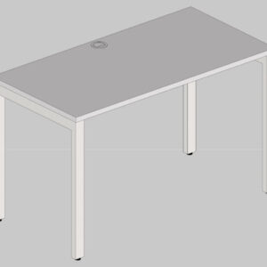 Mesa Simples Pe Trave (C/Passa Fio)