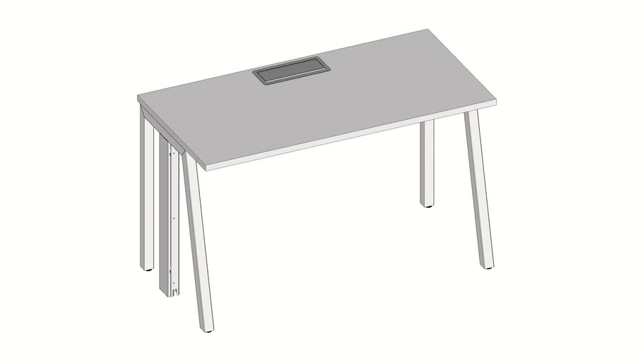 Mesa Simples Pe Inclinado (C/Caixa De Tomada)