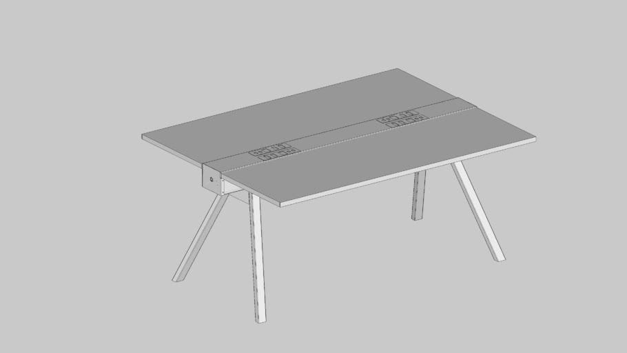Mesa Plataforma Inicial Para 4 Usuários