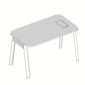 Mesa  Individual Pé  Inclinado