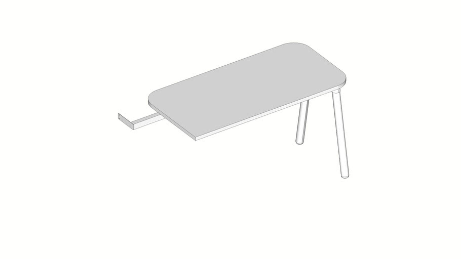 Mesa  Complemento Pé Madeira