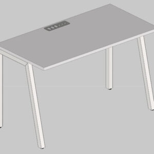 Mesa Simples Pe Inclinado (C/Plug Play)