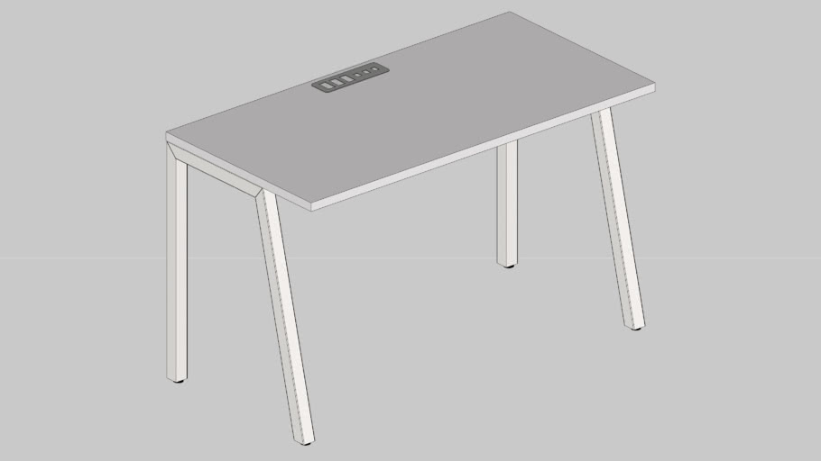 Mesa Simples Pe Inclinado (C/Plug Play)
