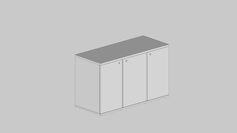 Arm. Credenza Portas Com Pux. Cava