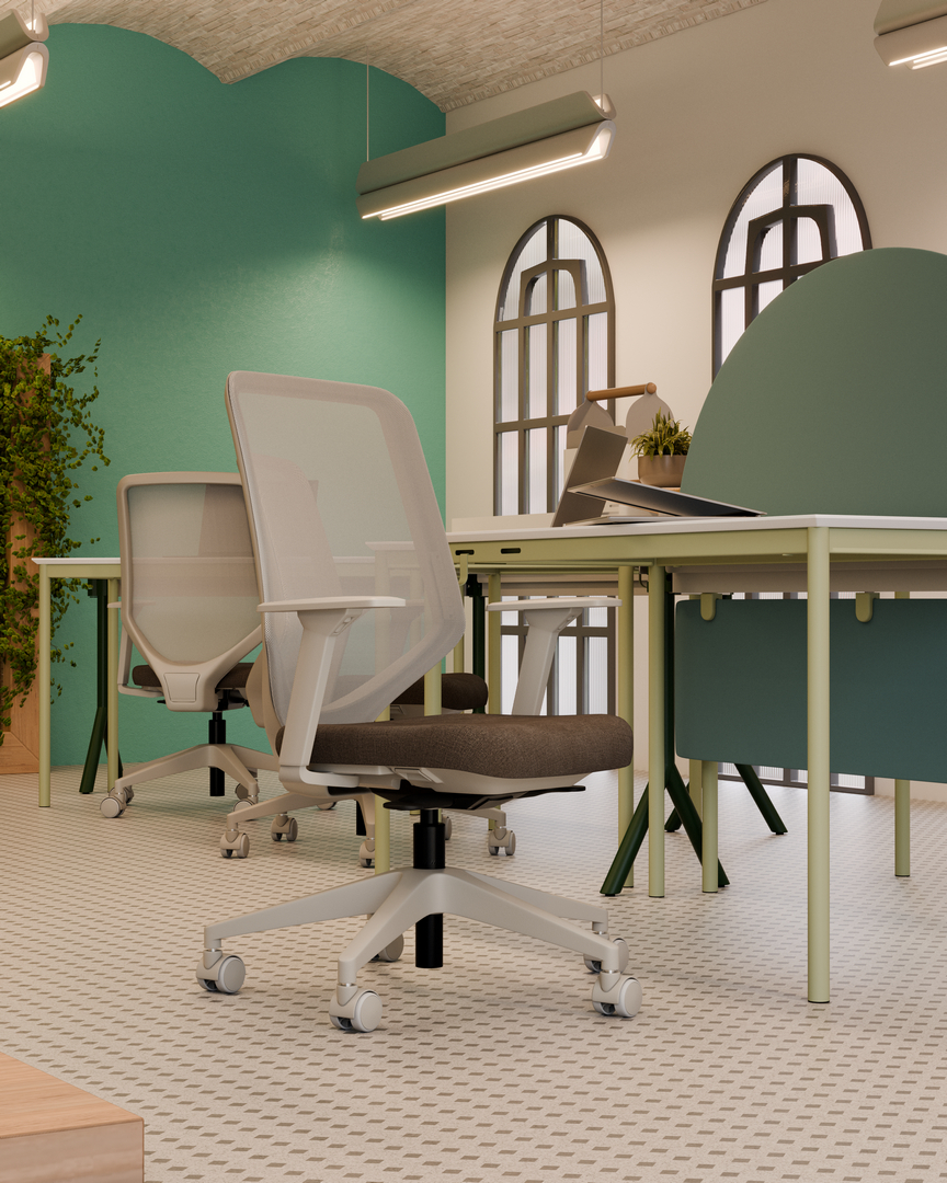 Float - Cadeira Giratória com quadro do encosto totalmente tapeçado - Imagem 28