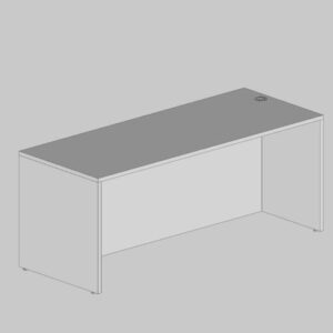 Mesa Reta Com Saia