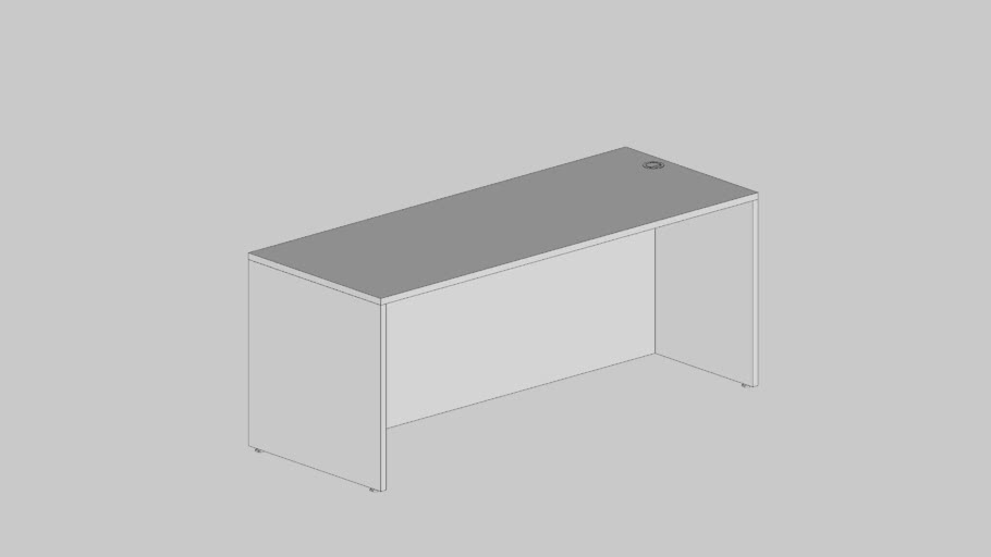 Mesa Reta Com Saia