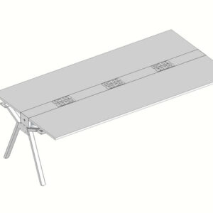 Mesa Dupla Conexão 6 Usuários