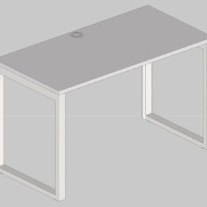 Mesa Simples Pe Moldura (C/Passa Fio)