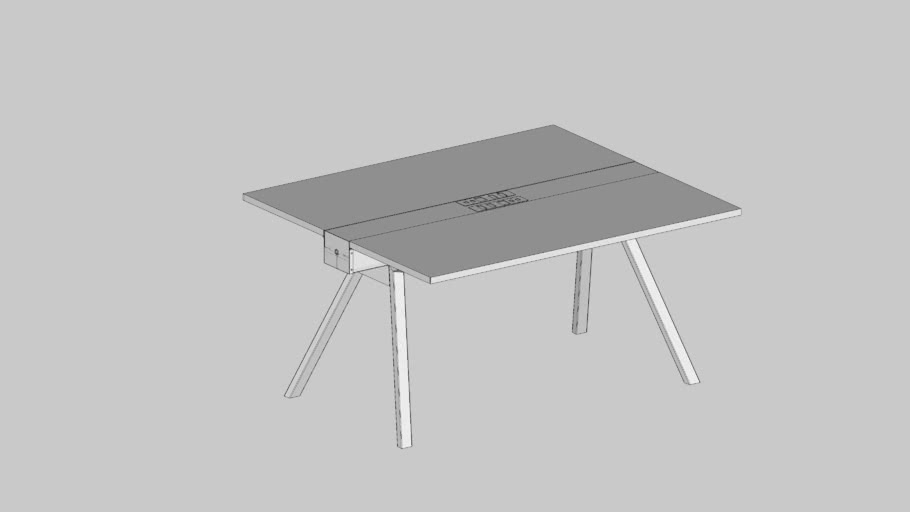 Mesa Plataforma Inicial Para 2 Usuários