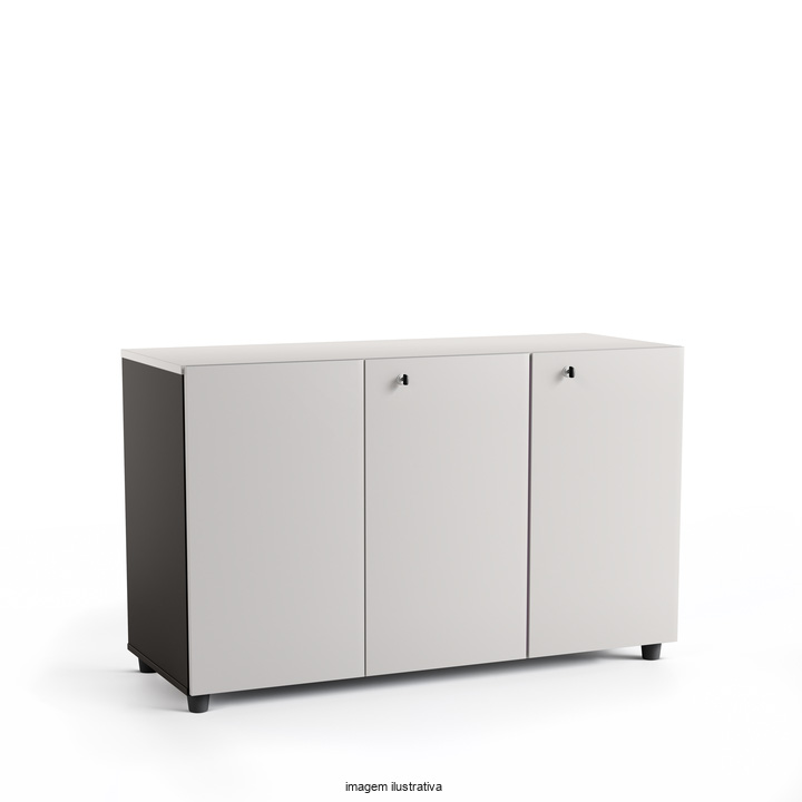 Armário Start – Armário Baixo 1200X465X740mm com Três Portas