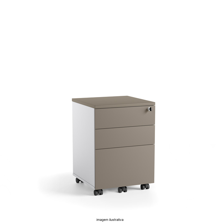 Gaveteiro Start – Gaveteiro 400X400X560MM 2 Gavetas + 1 Gavetão