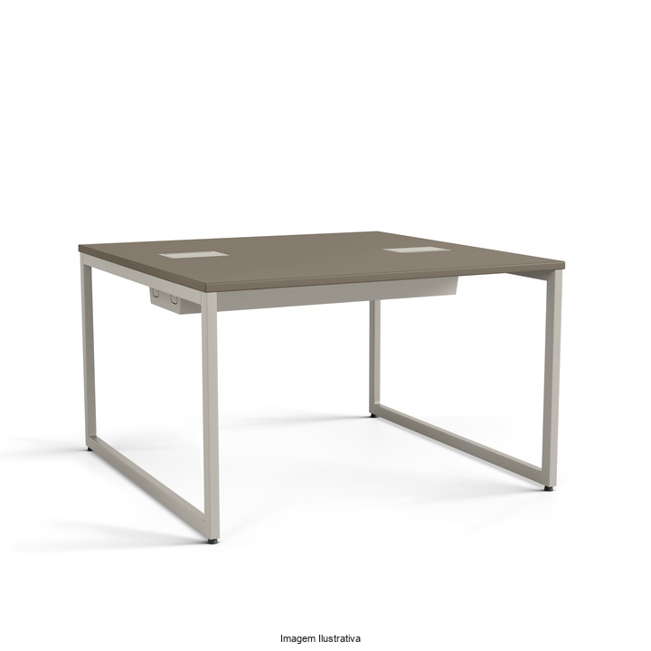 Plataforma Start – Mesa Plataforma Dupla com Pés Quadra