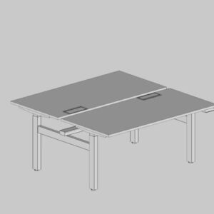Mesa De Elevação Dupla Com Regulagem