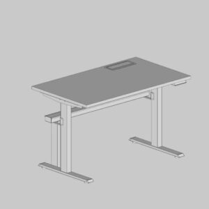 Mesa De Elevação Simples (Com Calha E Duto Inferior)