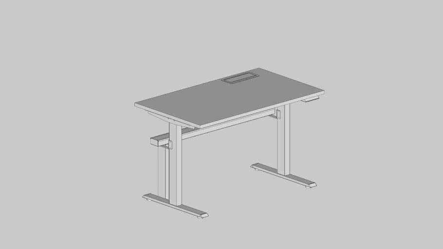 Mesa De Elevação Simples (Com Calha E Duto Inferior)