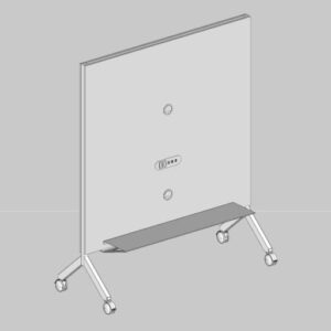 Flip Chart Retangular 1 Lado Lousa 1 Lado Bp