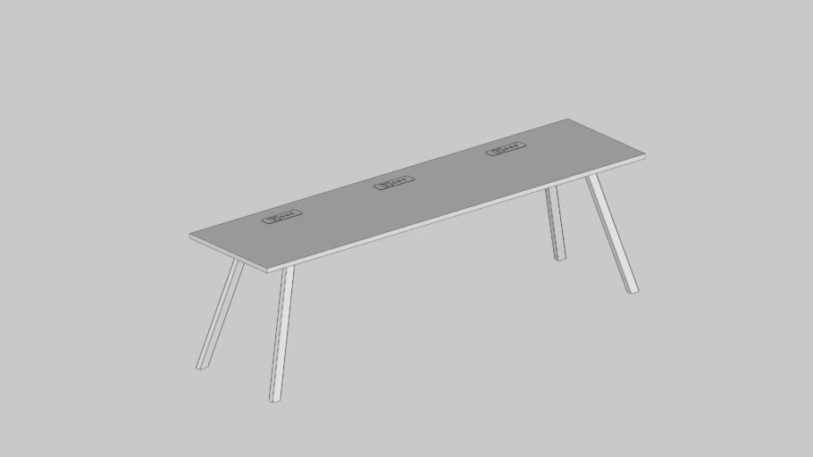 Mesa Simples Inicial 3 Usuarios