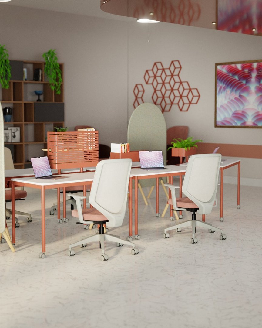 Float - Cadeira Giratória com quadro do encosto totalmente tapeçado - Imagem 50