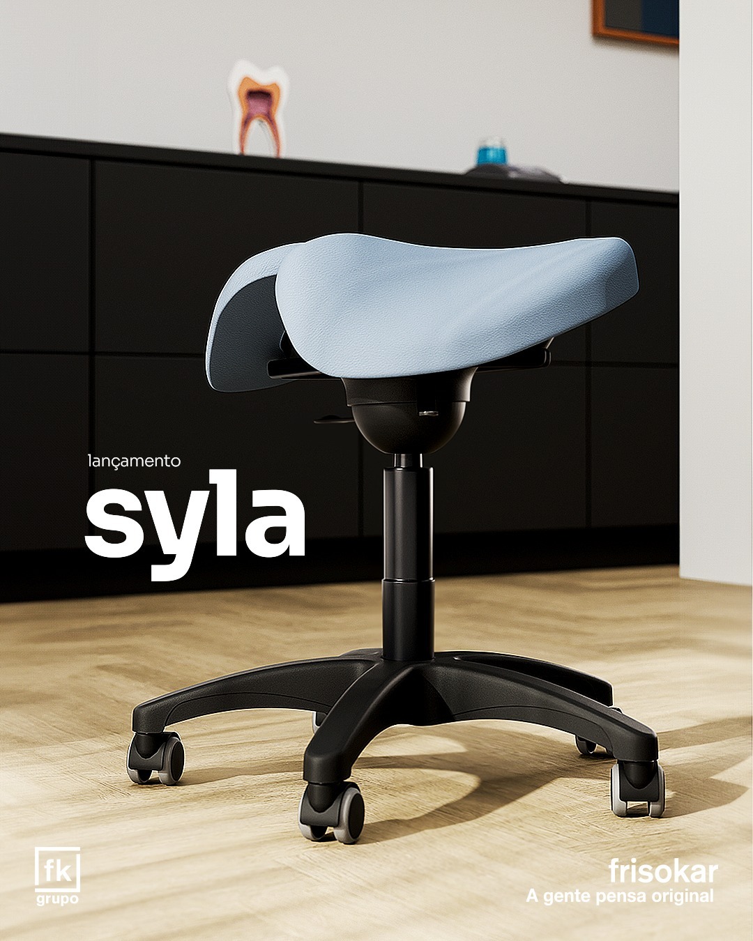 Syla - Mocho sela bipartida com mecanismo orbital - Imagem 15