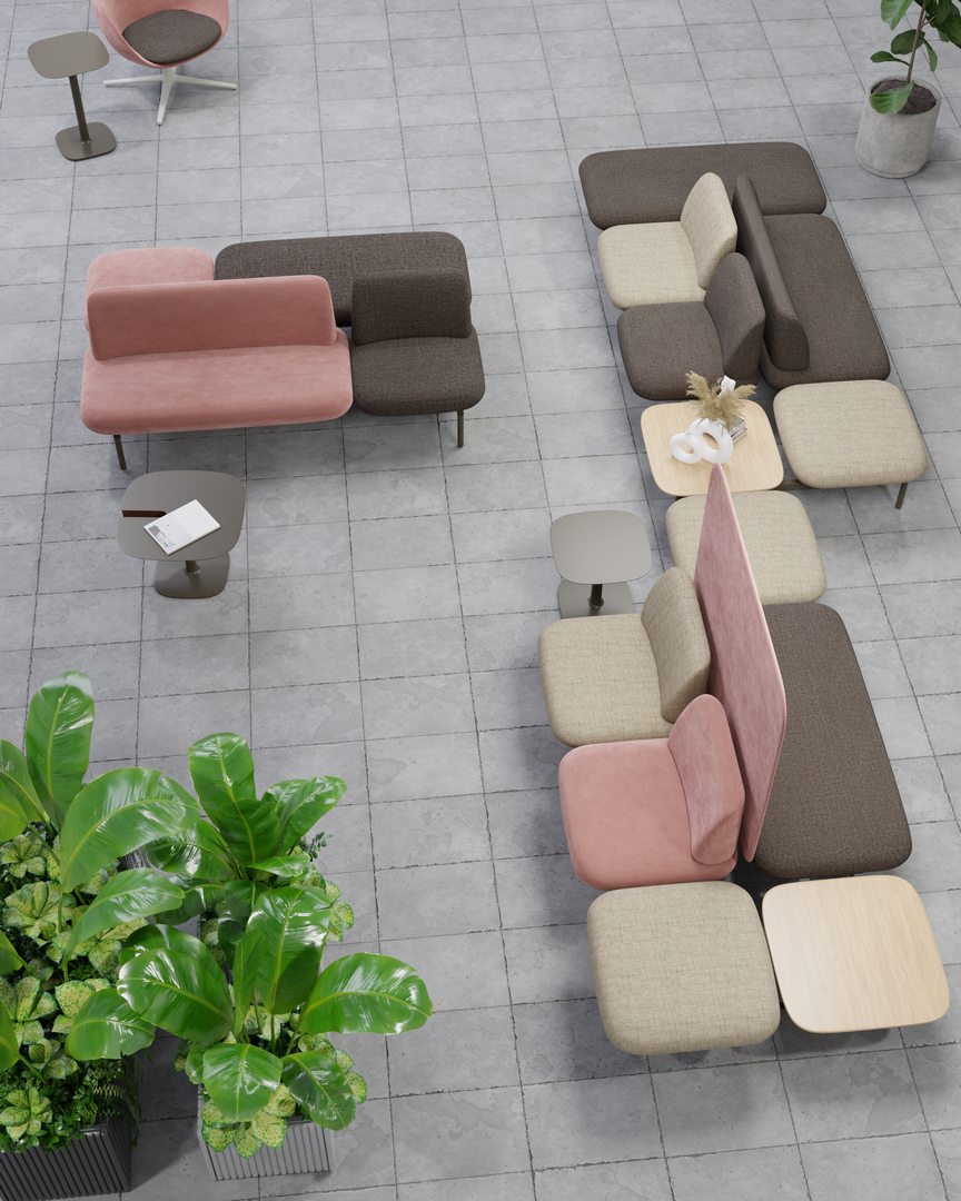 Jelly - Sofá modular - Layout 08 - Imagem 32